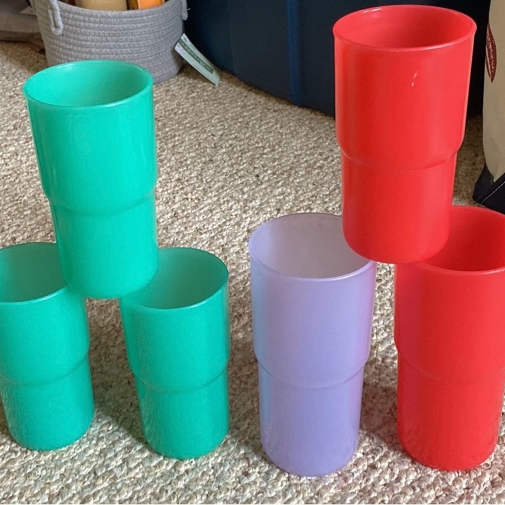 Tupperware cups/tumblers set 6 - Picture 12 of 12